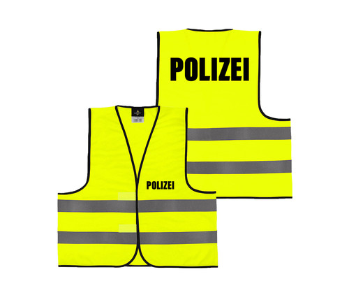 Warnweste polizei 5er 10er - polizei,