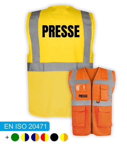 Presse warnweste - presse,