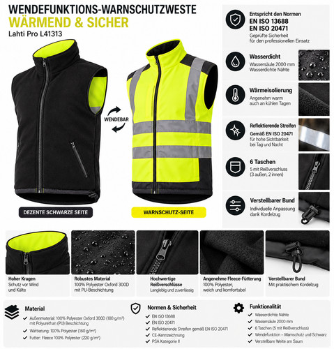 Arbeitsweste warnweste - ,