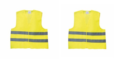 Warnweste gelb für - x, xl