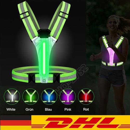 Led warnweste usb - warnweste,